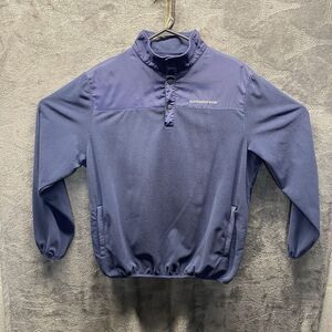Southern Tide Jacket Men L 1/2 Snap Nylon Poly‎ Softshell Fleece Shacket